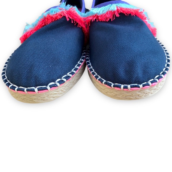 Sperry Top Sider Skysail Navy Blue Espadrilles Girls Size 3 - Picture 3 of 13